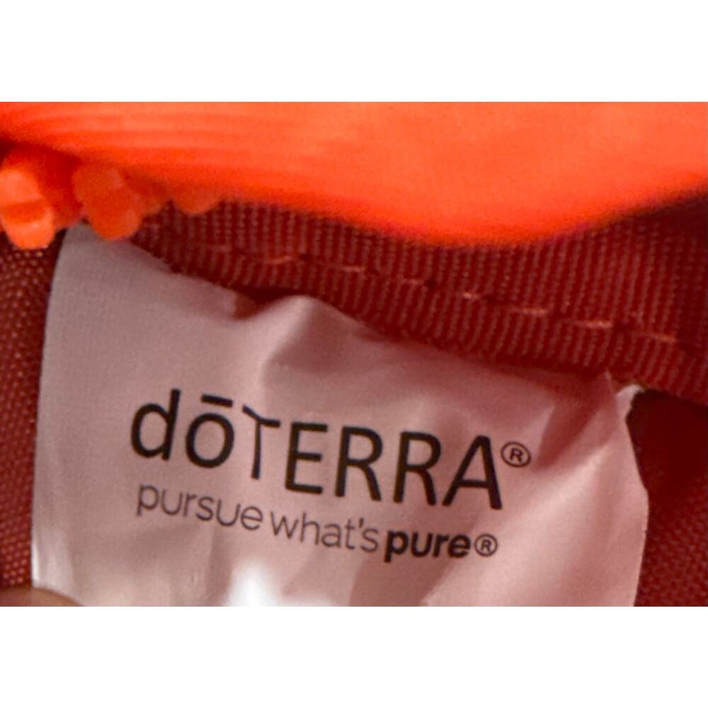 doTERRA Hot Orange Nylon Backpack Travel Daypack School Work Laptop Carryall Bag - Picture 4 of 14